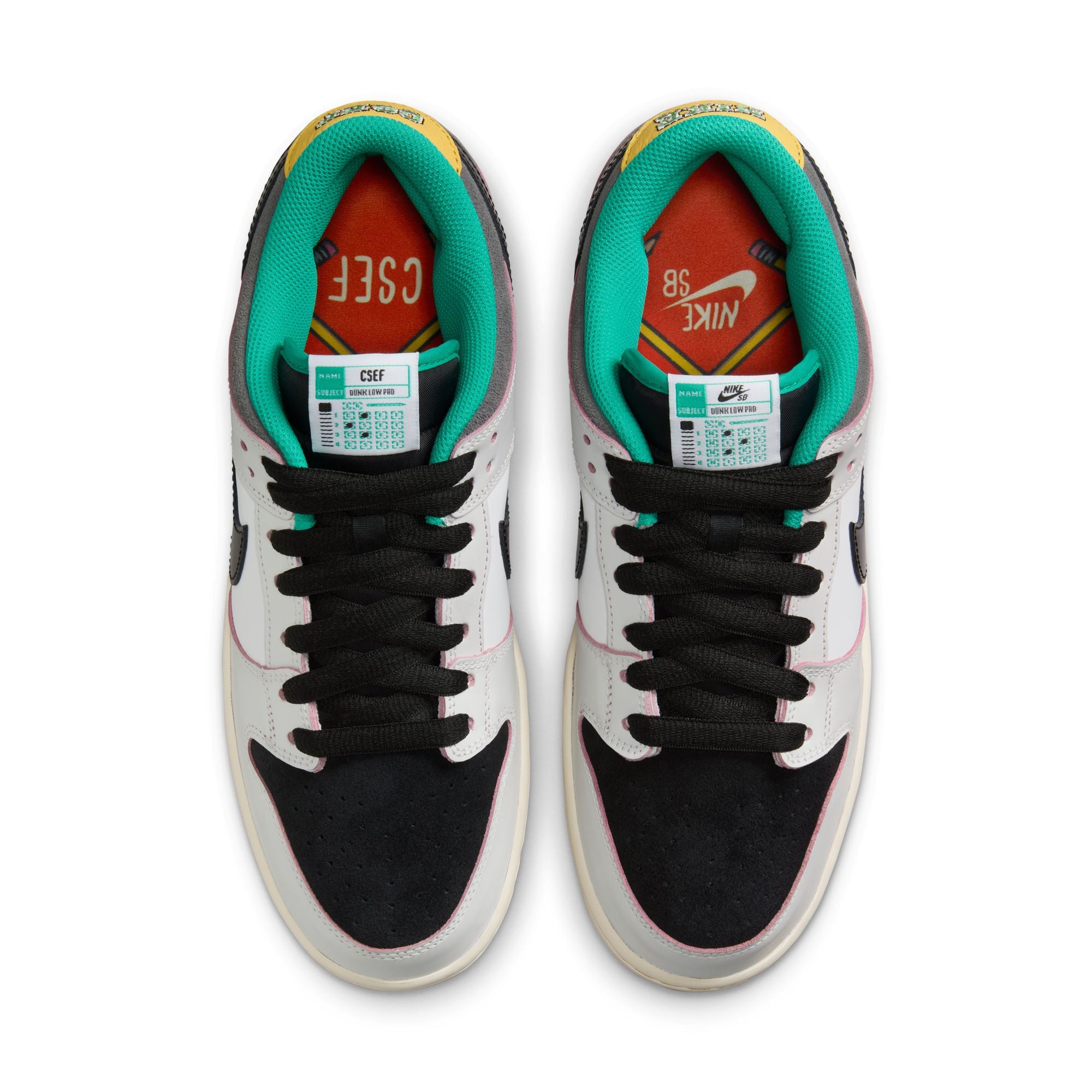 Nike SB Dunk Low Pro (Summit White/Black White-Iron Grey)