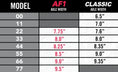 Load image into Gallery viewer, Ace AF-1 Hollow Trucks 80 Polished size chart