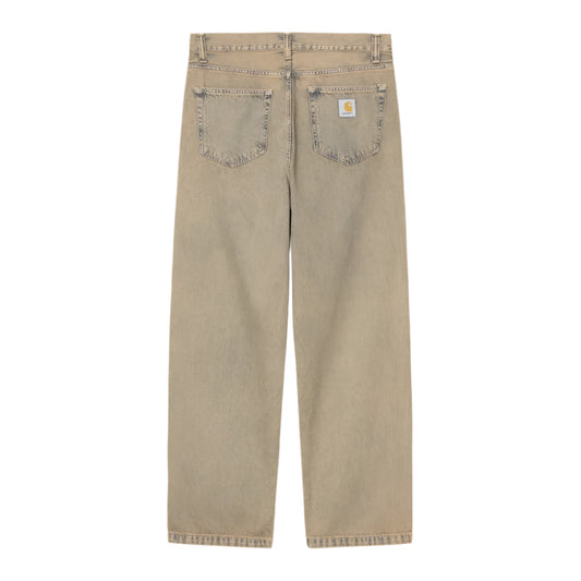 Landon Pant (Blue/Leather) (Garment Dyed)