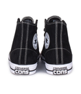 Load image into Gallery viewer, Converse CTAS Pro Hi Black/Black/White Suede back view