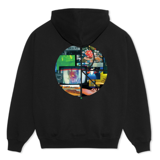 Dave Hoodie | Fill Logo | Ourselves Collage (Black)