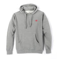 Load image into Gallery viewer, Habitat Hoodie Pod Embroidered Logo Grey front view