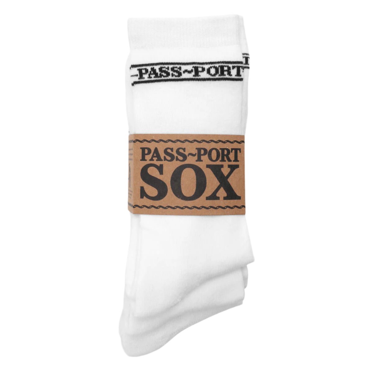 Passport 3 pack socks white