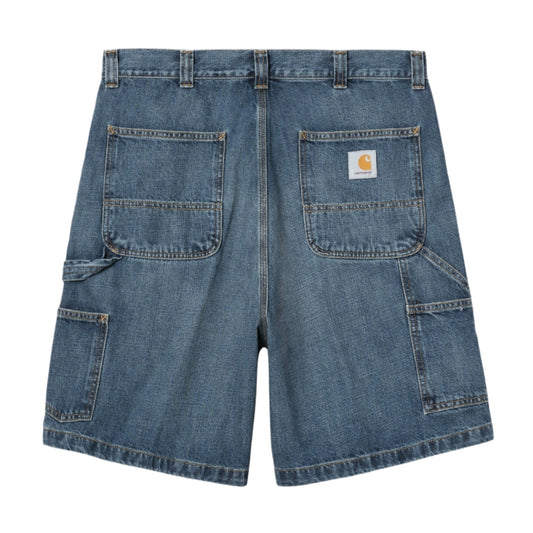 OG Single Knee Shorts (Blue Dark Used Wash)