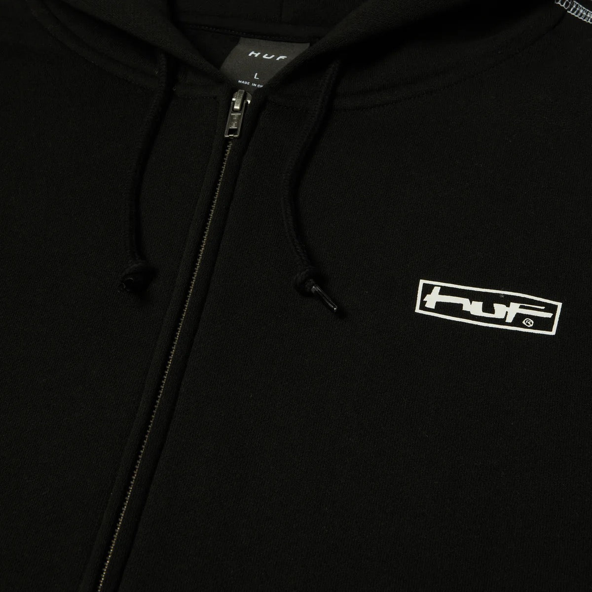 Stretch Full-Zip Hoodie (Black)