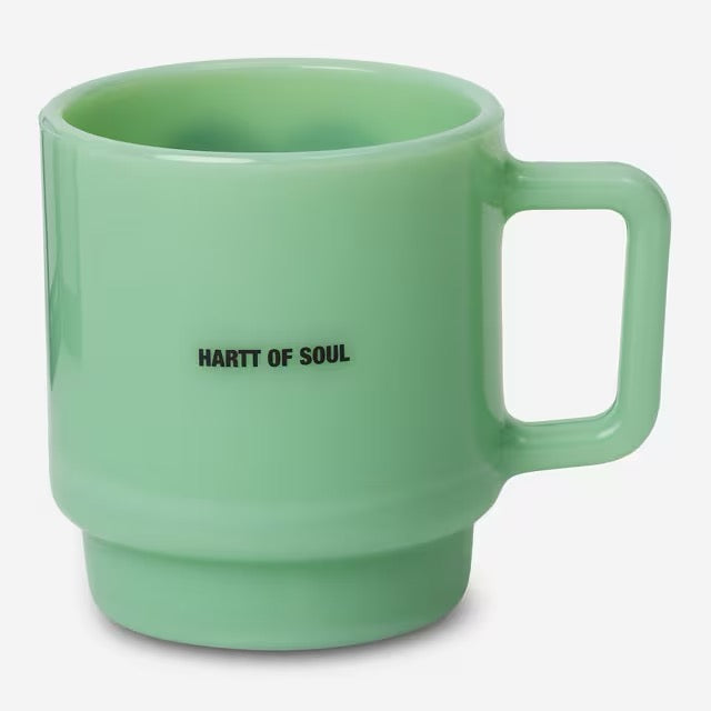 Heart Glass Mug (Jade)