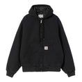 Load image into Gallery viewer, Carhartt WIP OG Active Jacket Black Stoner Canvas Front
