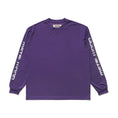Load image into Gallery viewer, Moto Longsleeve Crewneck Top (Purple)