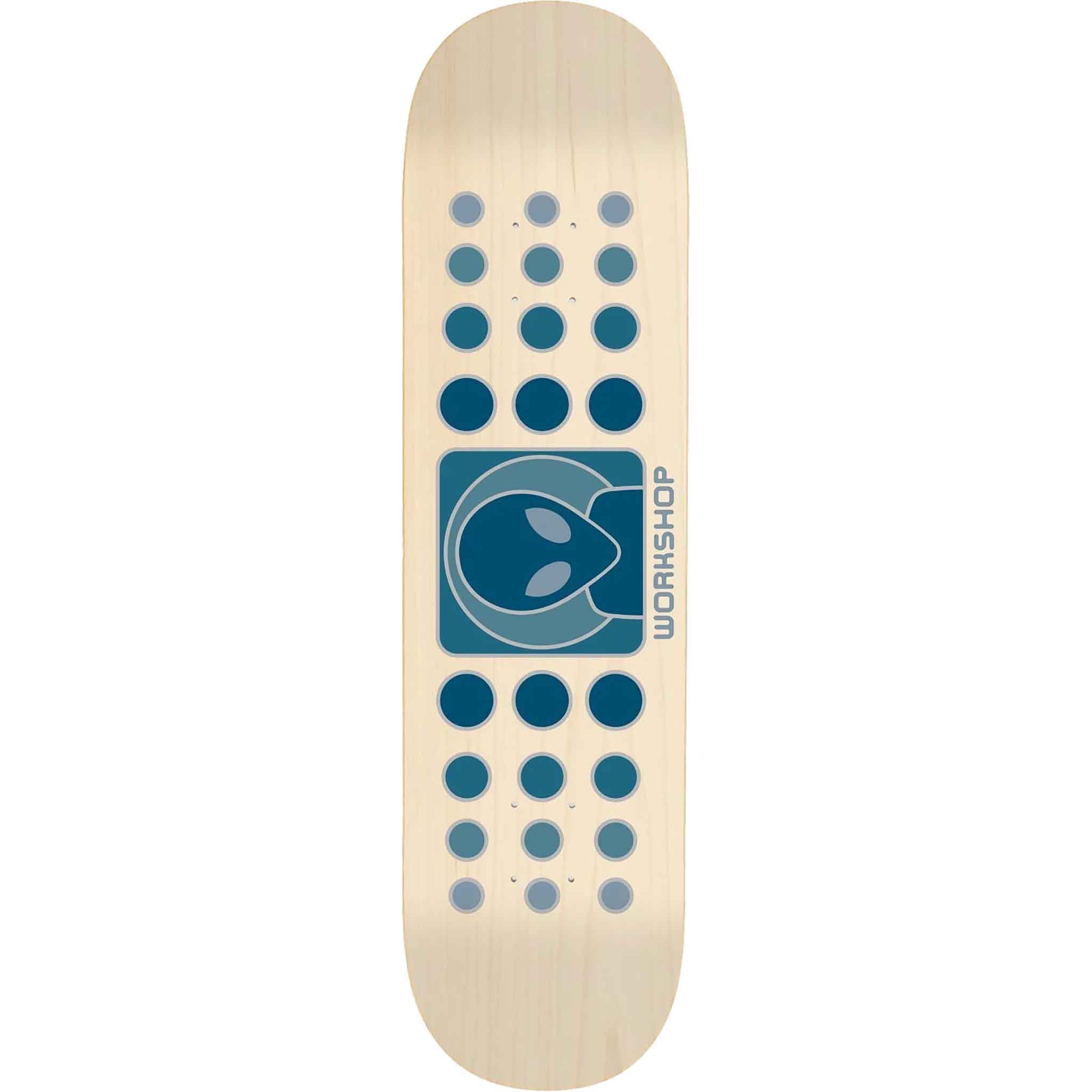 Dot Fade White Wash Deck 8.25"