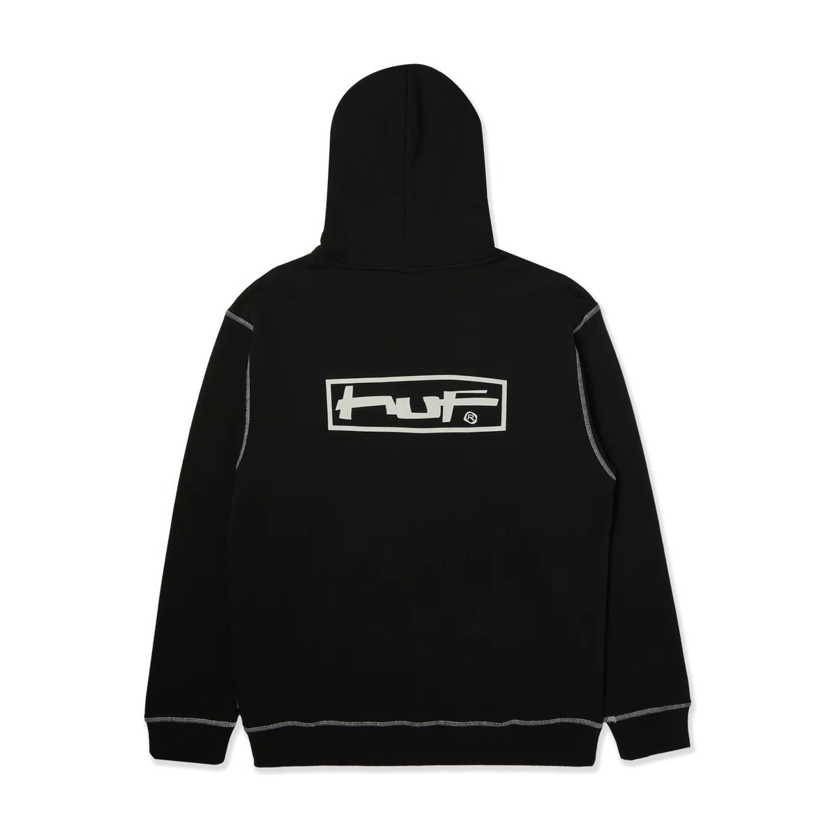 Stretch Full-Zip Hoodie (Black)