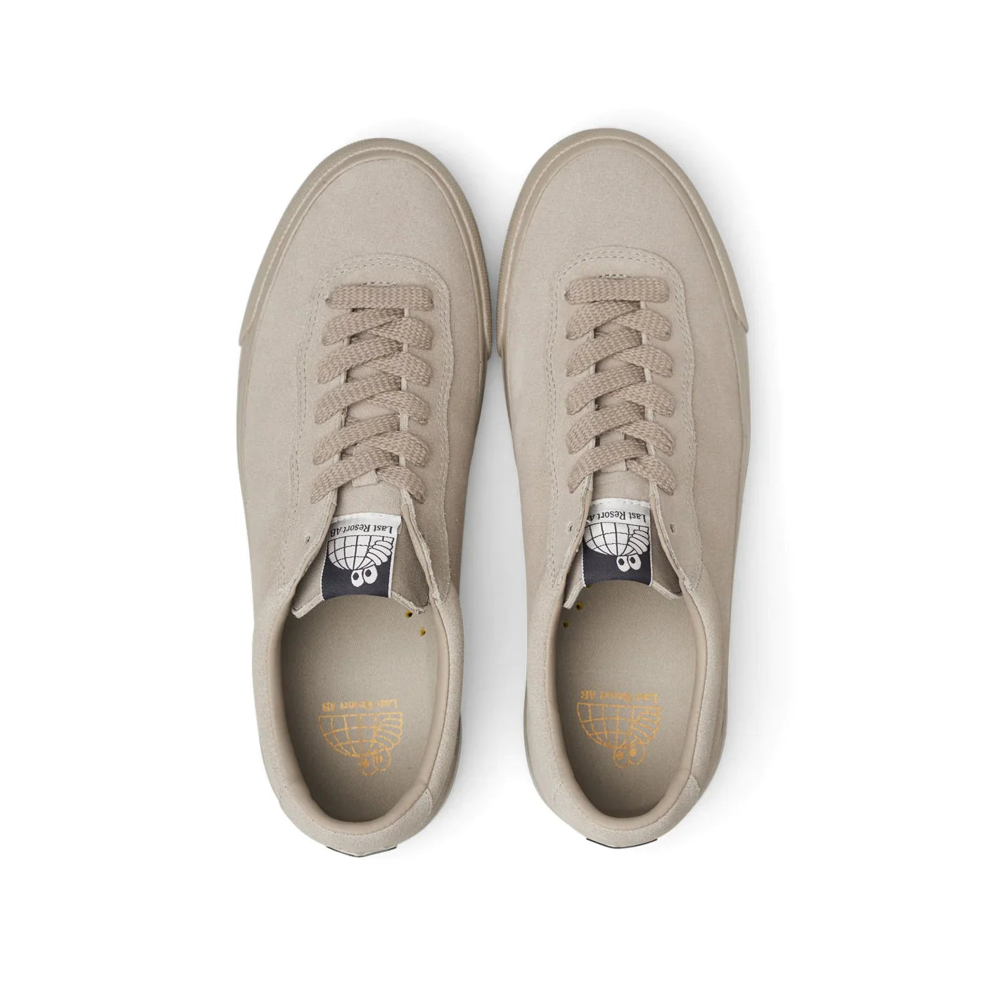 Last Resort AB VM001 Suede Full Dip Silver Birch top down view