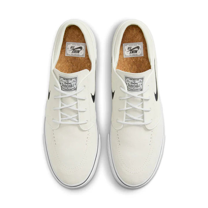 Nike SB Zoom Janoski OG+ Summit White/Black top down view