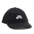 Load image into Gallery viewer, Nike SB 6 Panel Hat Club Cap Black/White front view