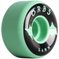 Load image into Gallery viewer, Orbs Wheels Specters Solids Mint 54mm angled tread view