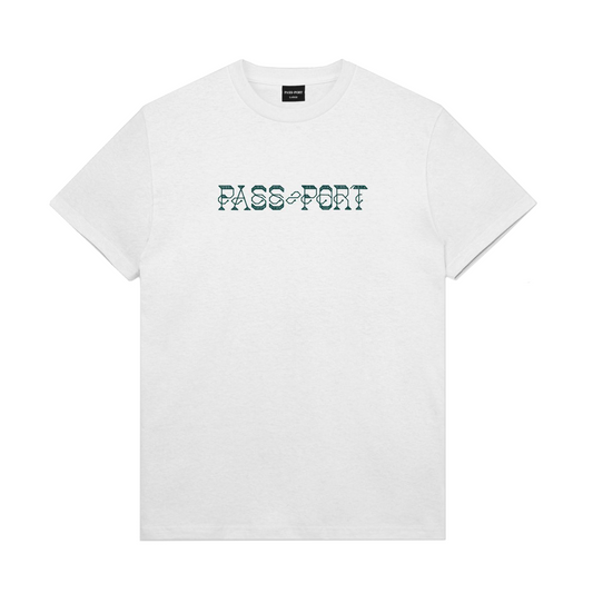 Needlework Tee (White)