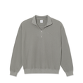 Load image into Gallery viewer, Half Zip LS Shirt | Pique (Grey)