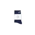Load image into Gallery viewer, Large Rib Socks |College Logo (Dark Blue)
