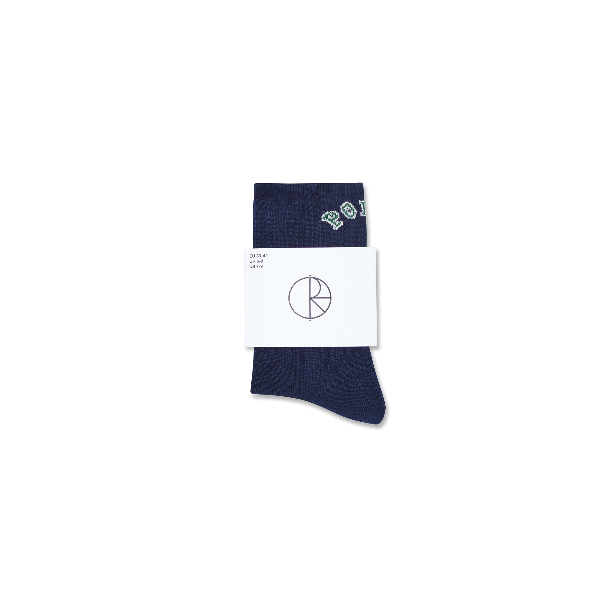 Large Rib Socks |College Logo (Dark Blue)