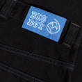 Load image into Gallery viewer, Big Boy Pants (Black/Blue Stitching)