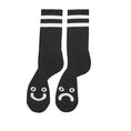 Load image into Gallery viewer, Polar Socks Happy Sad Black/White