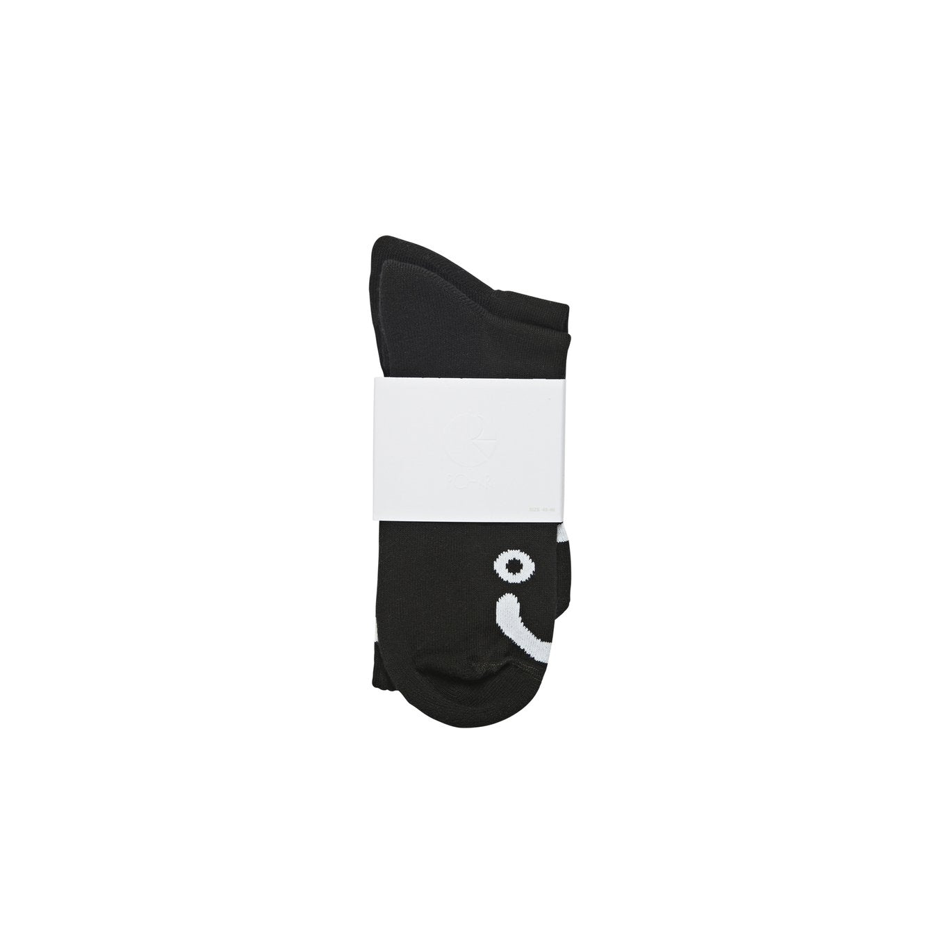 Polar Socks Happy Sad Black/White in packaging