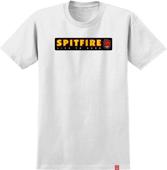 Spitfire T-Shirt LTB White/Multi front view