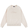 Load image into Gallery viewer, Cursive Velvet Crewneck (Ivory)