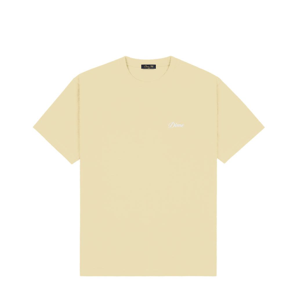 Cursive Small Logo T-Shirt (Cloud Cream)