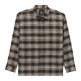 Load image into Gallery viewer, Vans Flannel Zip Up Montwood Black/Sepia front view