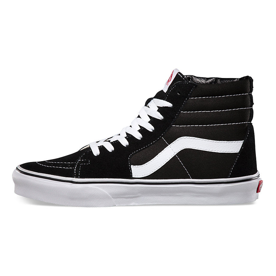 Vans Sk8 Hi Black/White inside view