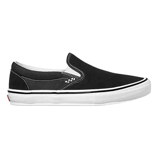 Vans Skate Slip-On Black/White side view
