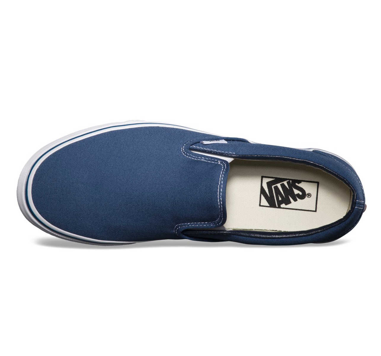Vans Slip On Navy view of top side