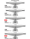 Load image into Gallery viewer, Venture Trucks size chart