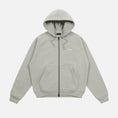 Load image into Gallery viewer, Classic Small Logo Zip Hoodie (Iron)