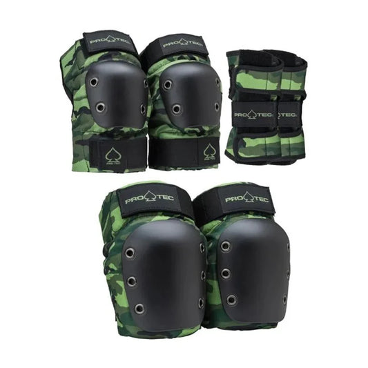 Junior 3-Pack Pad Set (Camo) (Youth Medium)