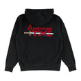 Load image into Gallery viewer, Ricardio Embroidered Pigment-Dyed Hoodie (Black)
