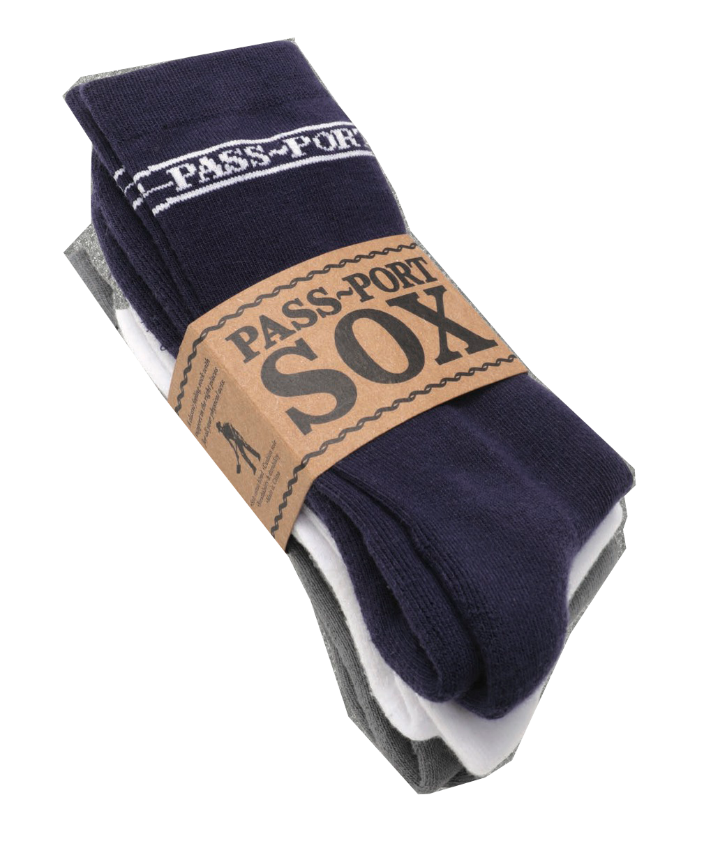 Hi Sox 3 Pack R44 (Multi - Navy/White/Grey)