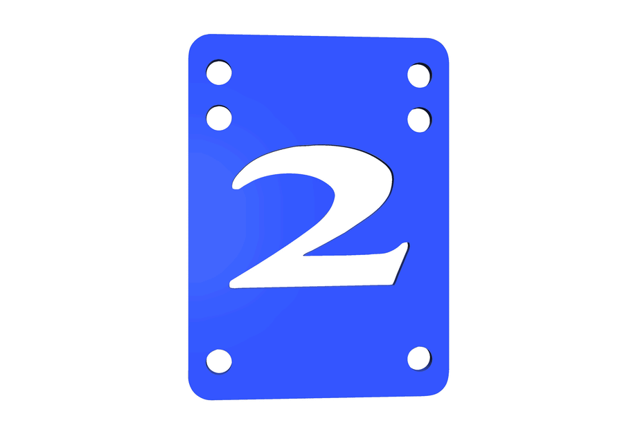 2 RISER PADS