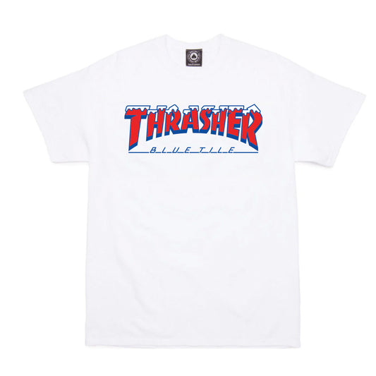 Thrasher X BTL Ice Code Tee (White)
