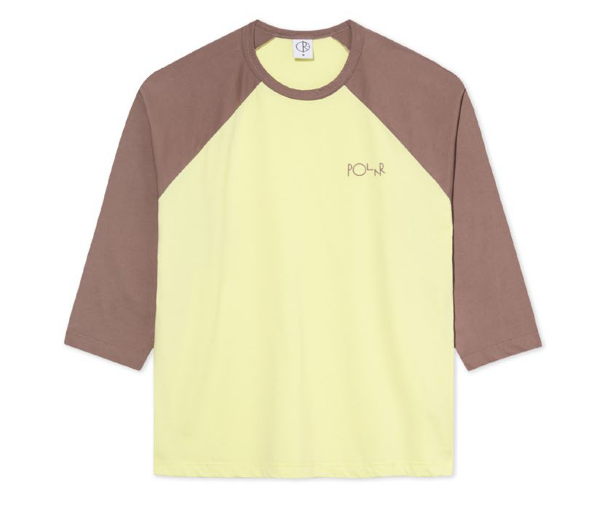 3/4 Sleeve Tee (Cinnamon/Light Yellow)