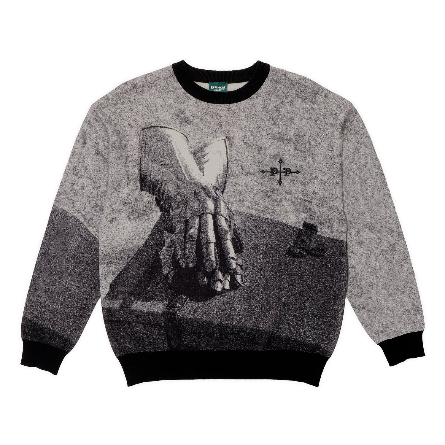 Gauntlets Knit Sweater (Black)