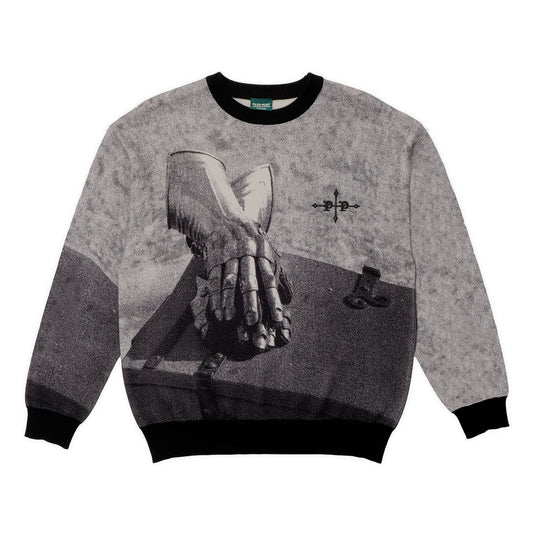 Gauntlets Knit Sweater (Black)