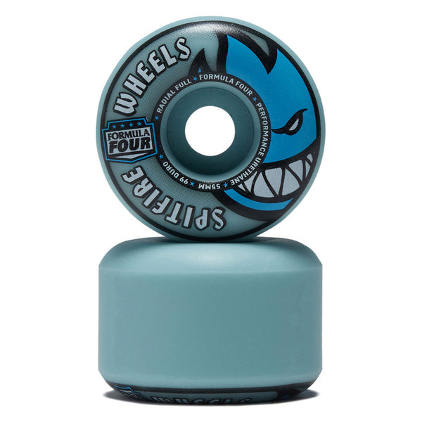 F4 Radial Full Wheels 55mm 99D (Blue)