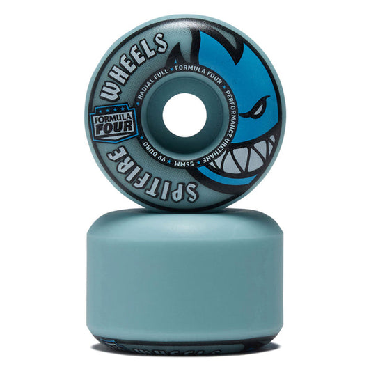 Roues F4 Radial Full 55mm 99D (Bleu)