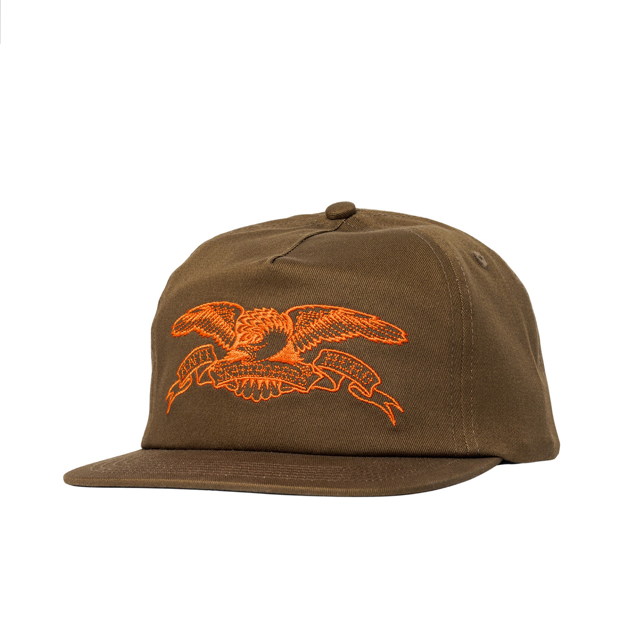 Basic Eagle Snapback (Brown/Orange)
