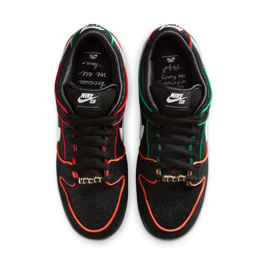 Dunk Low Pro ( BLACK/WHITE-CHALLENGE RED-TOTAL ORANGE)