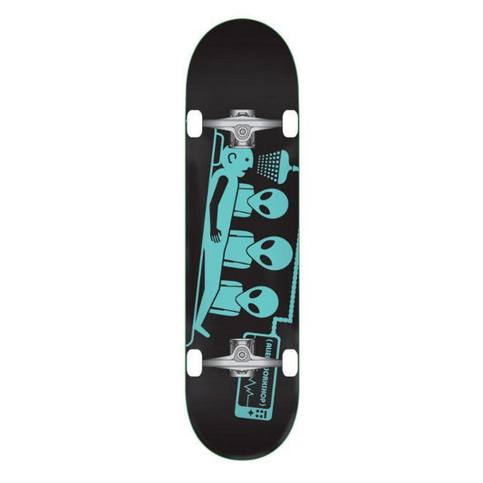 Alien Workshop Complete Abduction Black/Teal 7.5" bottom view