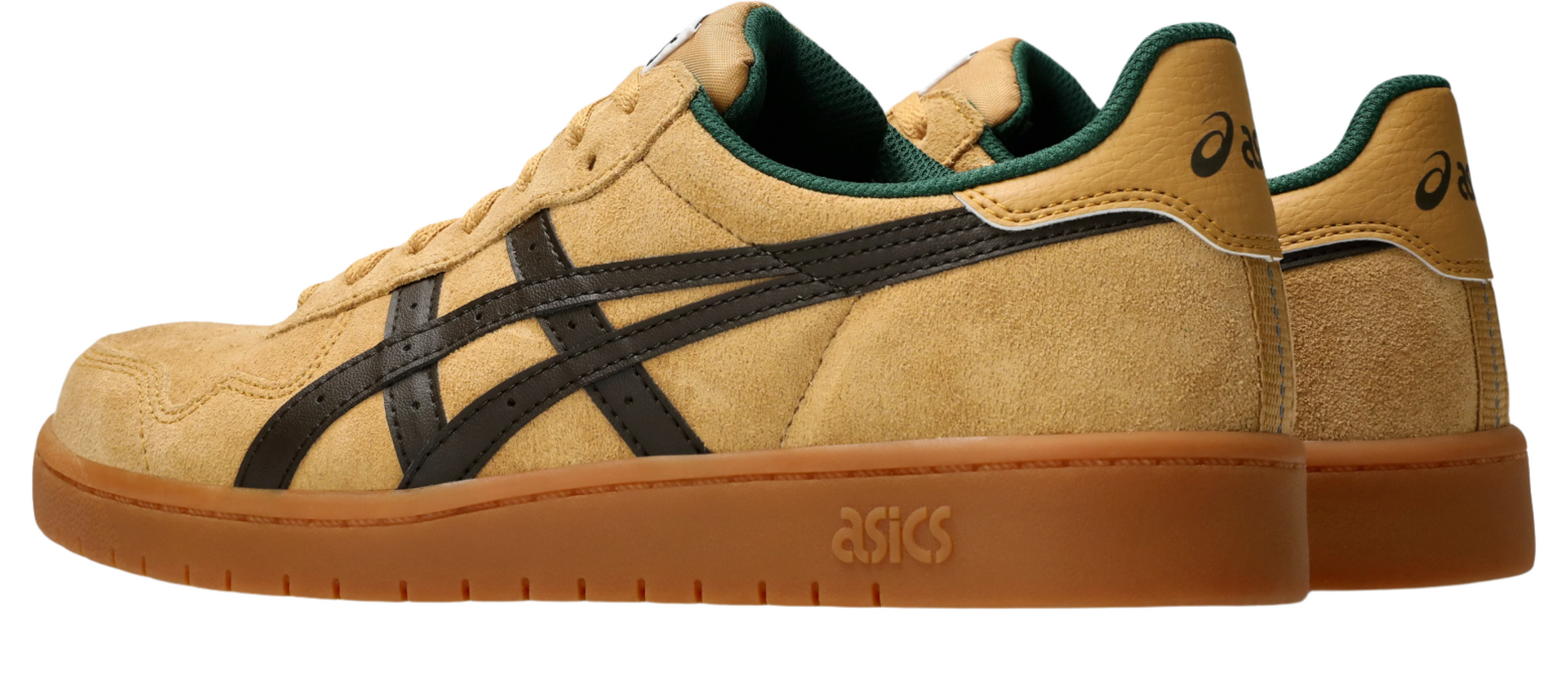 Asics Japan Pro Thrush/Black Coffee heel detail