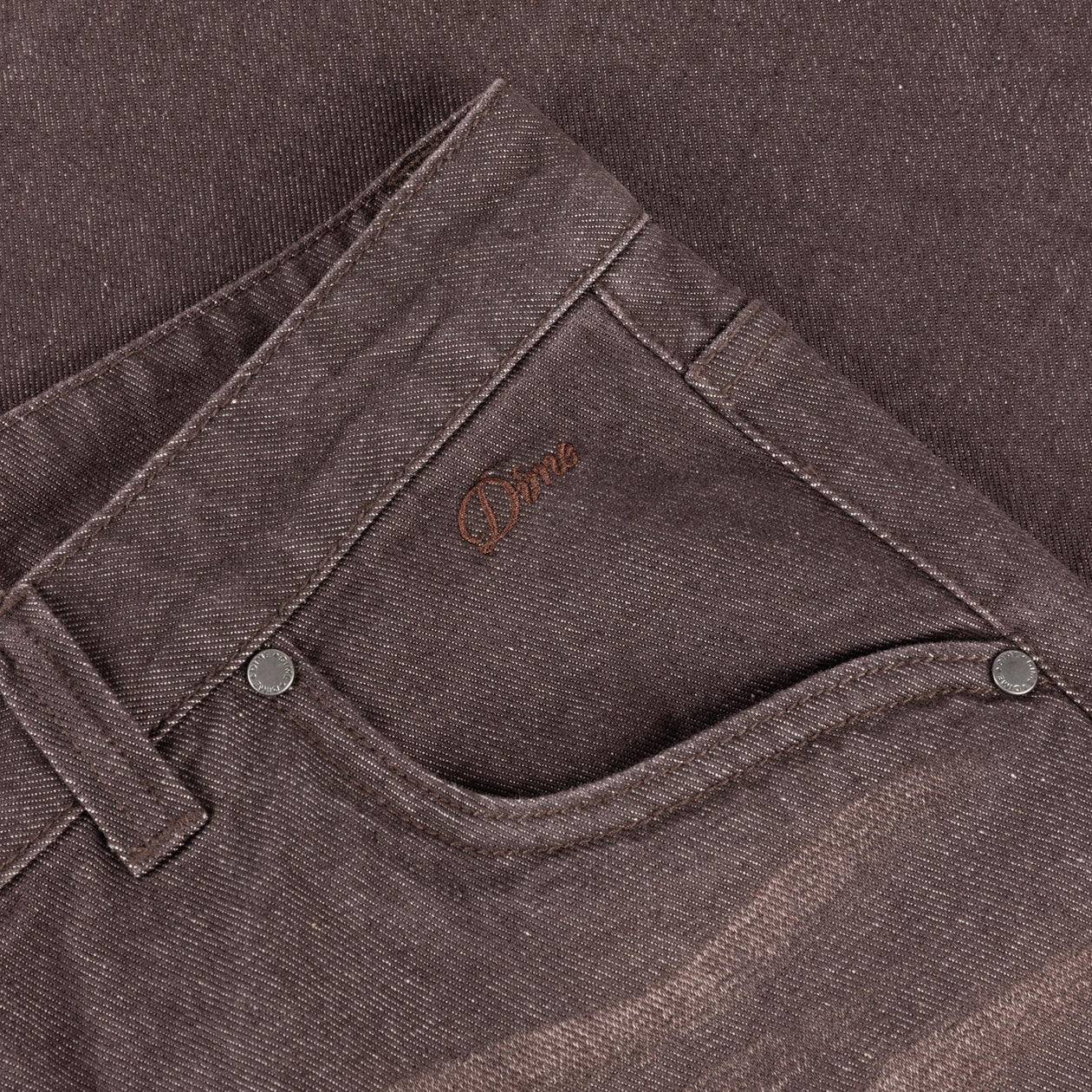 Baggy Denim (Sandblasted Dark Brown)