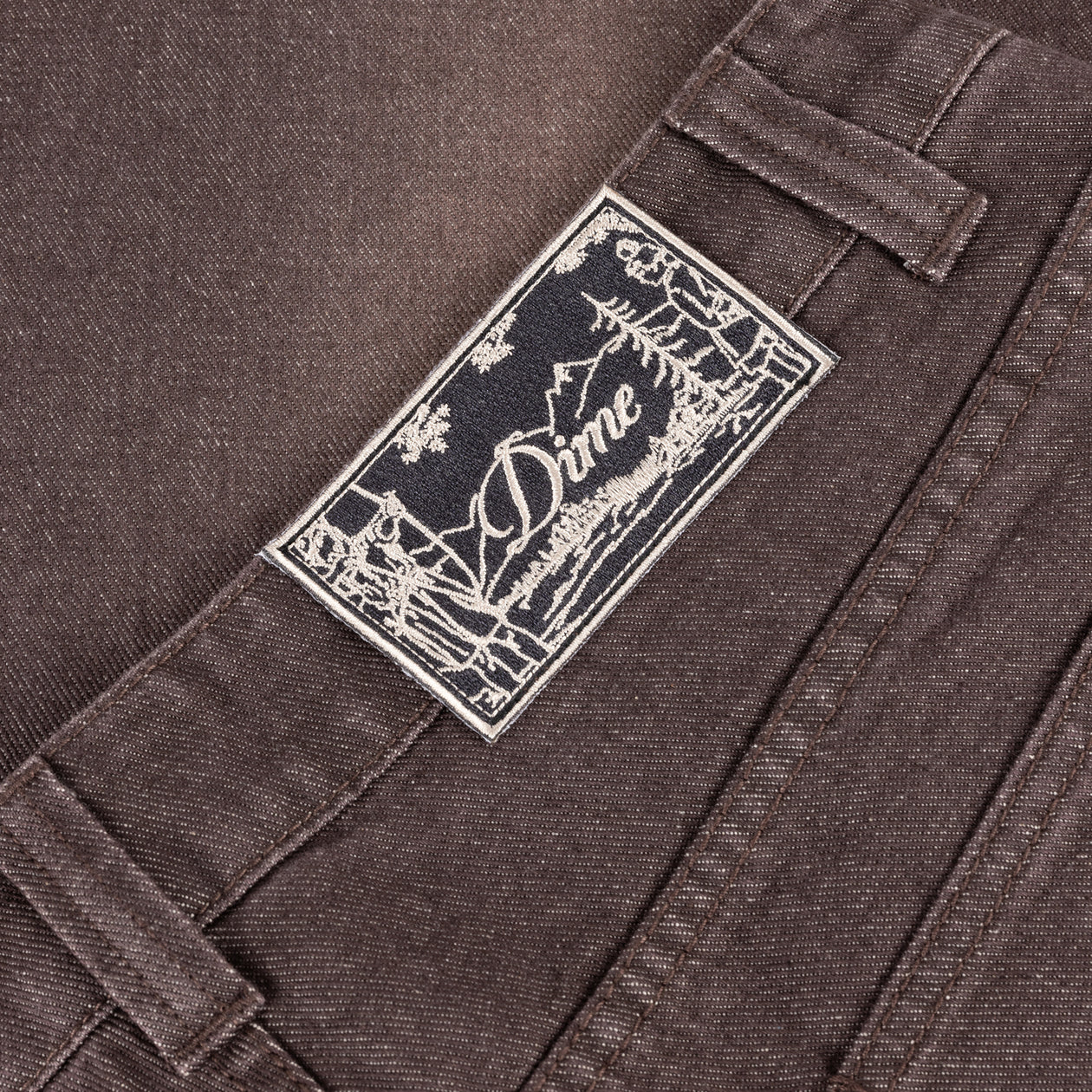 Baggy Denim (Sandblasted Dark Brown)